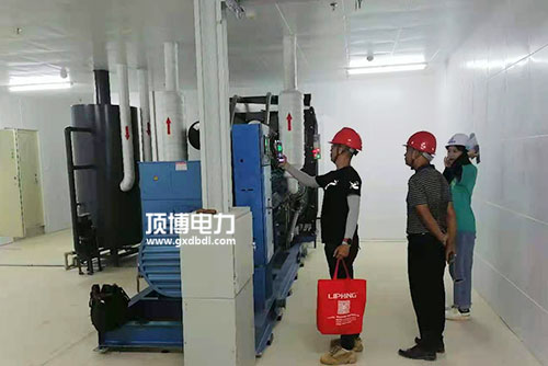 祝賀寧波某科技有限公司50KW上柴發(fā)電機組安裝工程順利完工